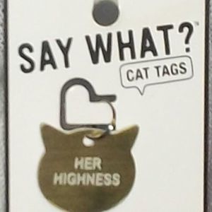 "HER HIGHNESS" CAT TAG